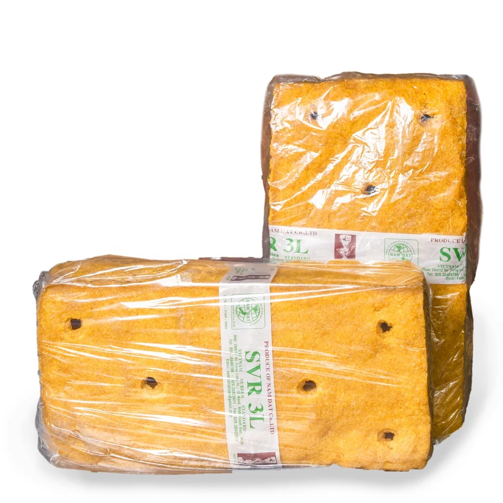 Best Selling Rubber Making Vietnam Origin Cheap Price Light Yellow Color Raw Material Compound SVR 3L (TSR 3L) Natural Rubbers