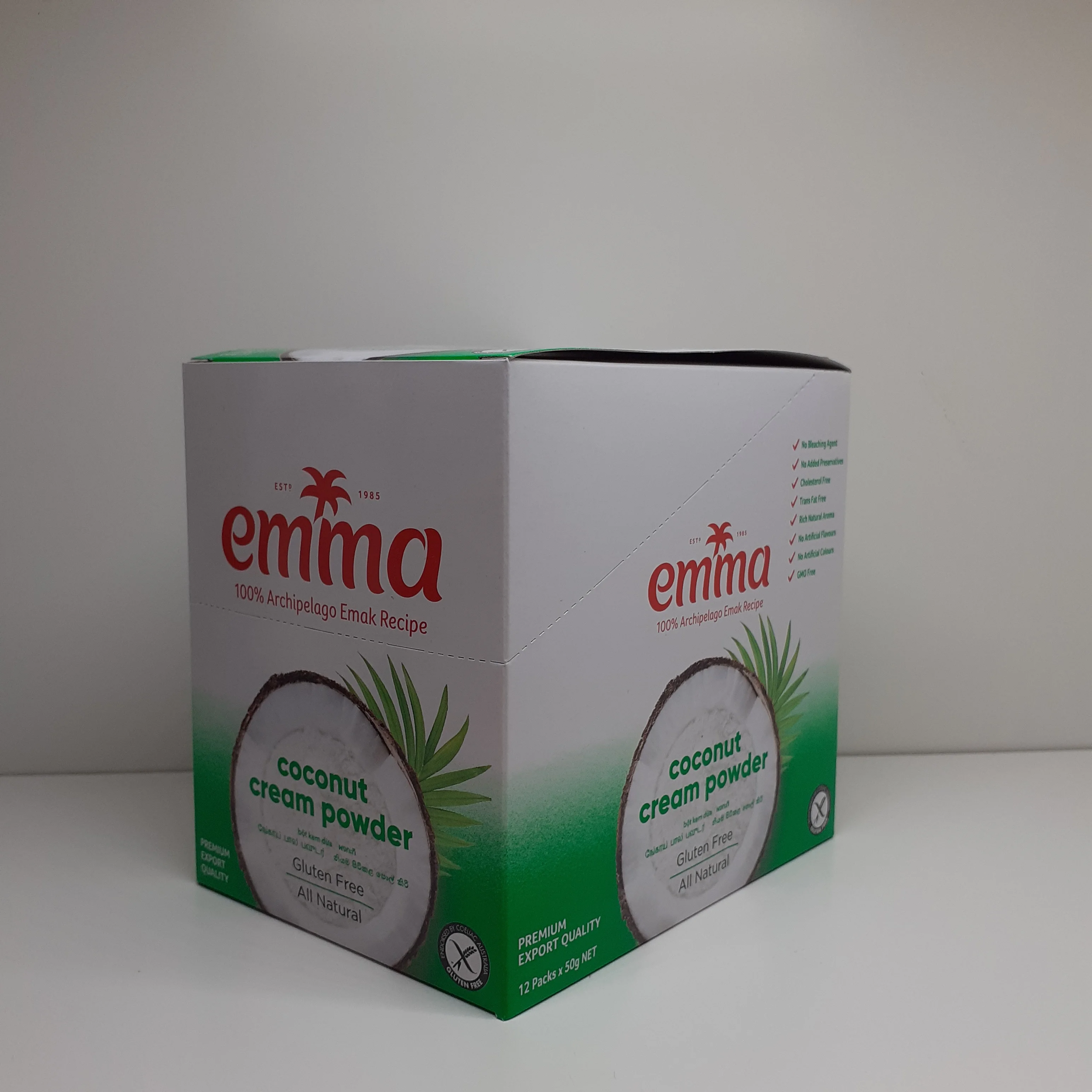 Supplier Malaysia Wholesales 15kg Weight Green Vacuum Pack Natural Sweet Coconut Milk Powder With 63% Grade Fat Content