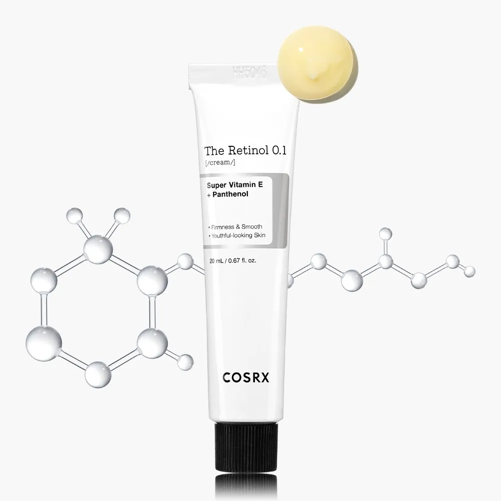 COSRX The Retinol 0.1 Cream 20mL/0.67 fl.Oz Korea cosmetic K-Beauty Retinal Pure Retinol Introductory retinol cream Fresh Moist