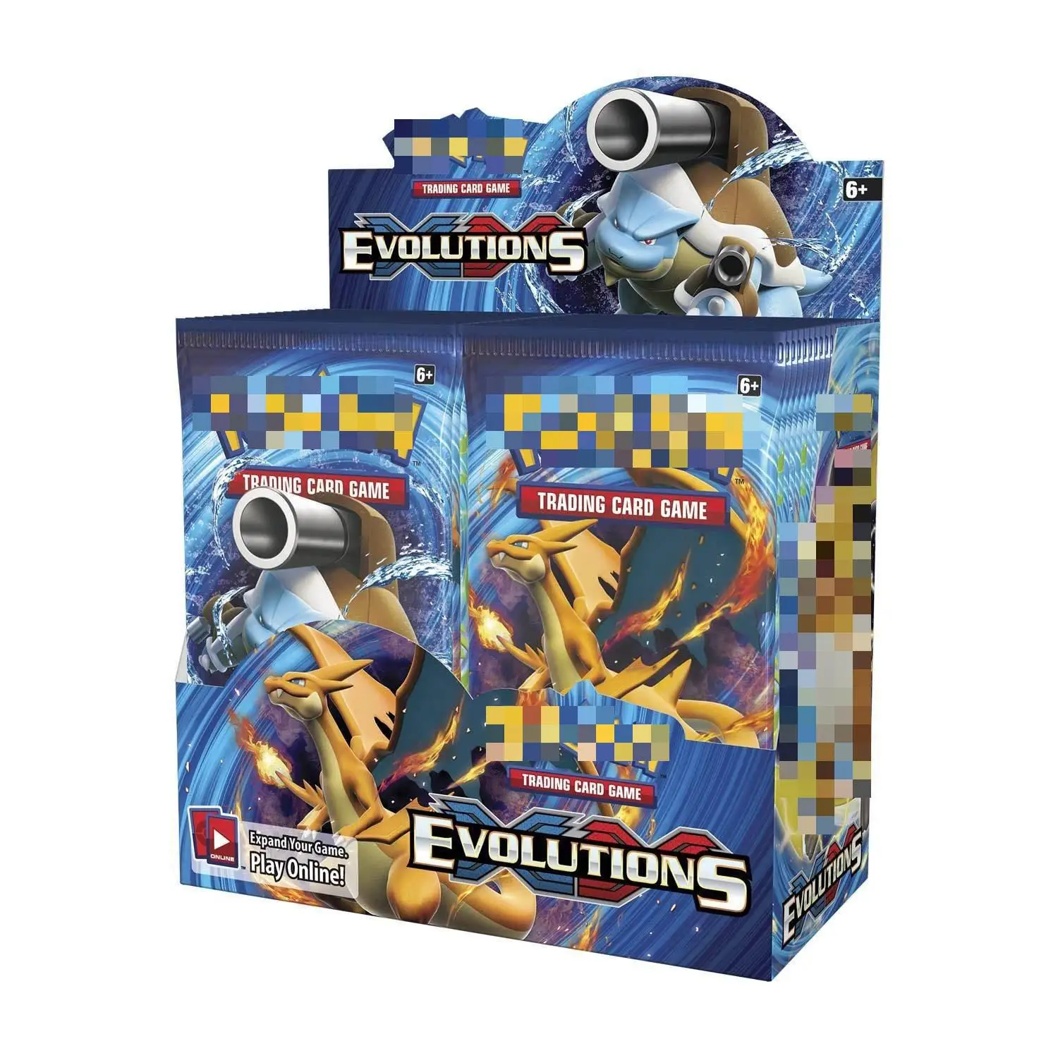 324/360Box of 36 Pack XY Evolutions Poke mon Cards Trading Card Booster Box Playing Carte Against Base Set Poke mon Ex Card
