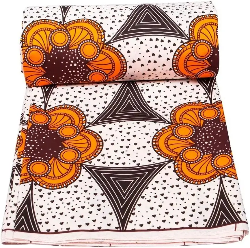 100% Cotton Wax Print Batik Fabric Mixed Designs Stock Ready Item Indian Textiles for African Market High Quality Vibrant Design