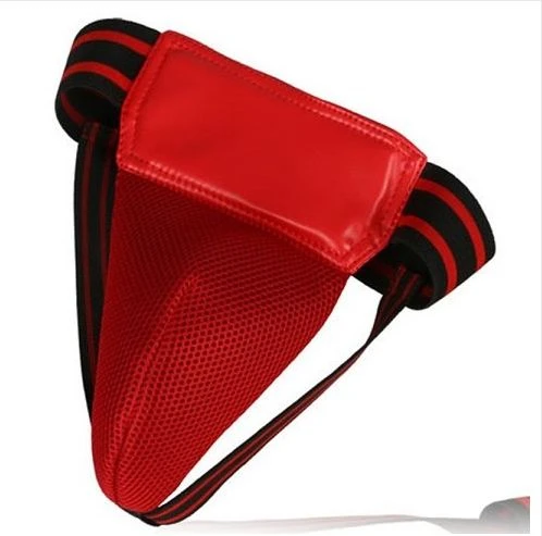 MMA Protector Karate Groin Guard best design Men Groin Protector Kick Boxing Protection Guard leather material OEM Customized