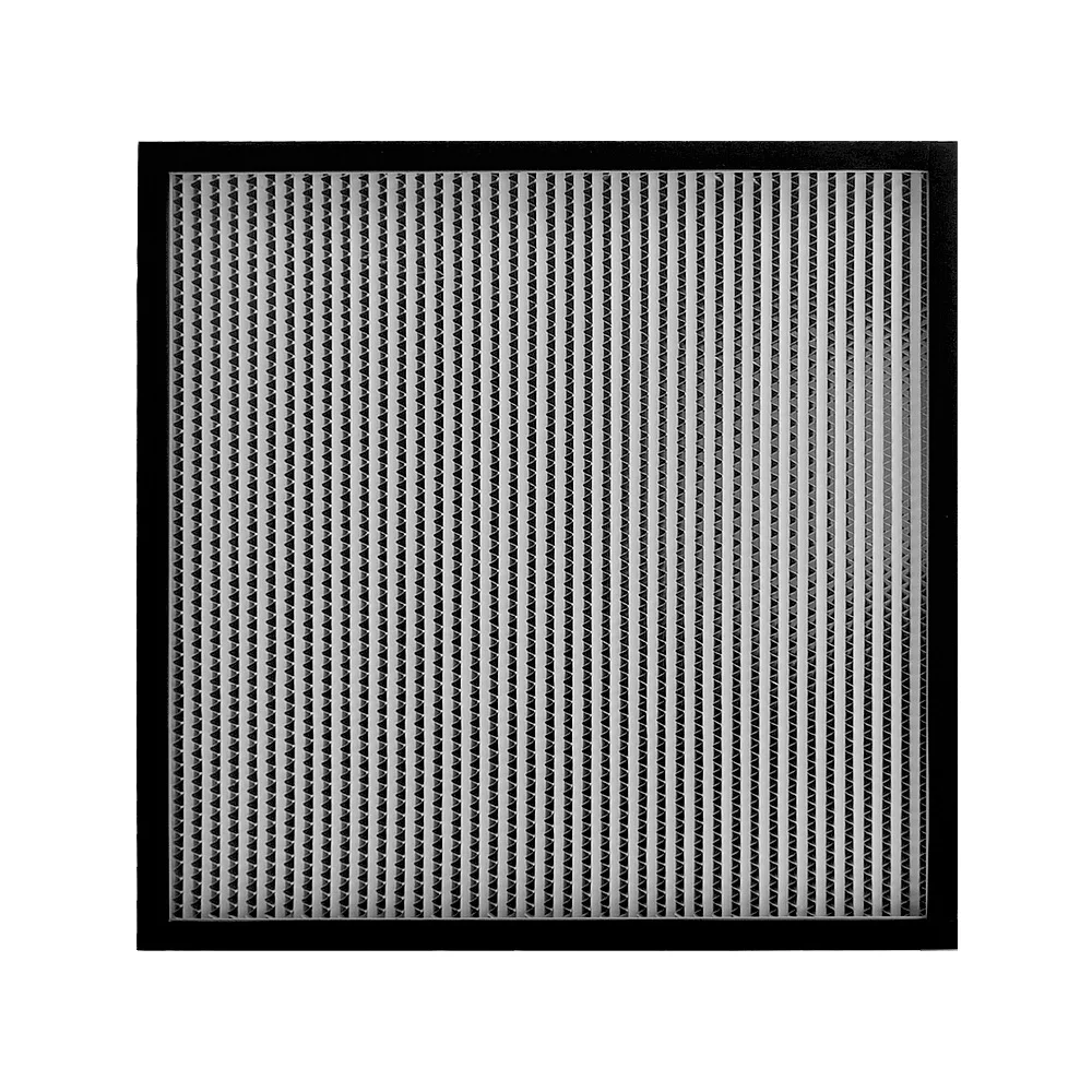 Custom Separator Deep Pleated Single Double Flange Type High Capacity Galvanized Frame H13 H14 HEPA Filter For Laminar Flow Hood