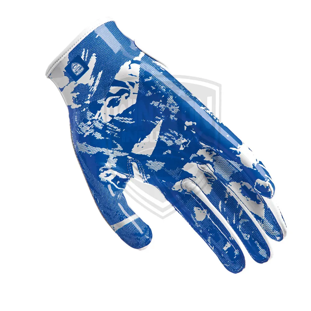 Professional Football Receiver Gloves Custom Logo Receiver Gloves Made in Pakistan Football Gloves
