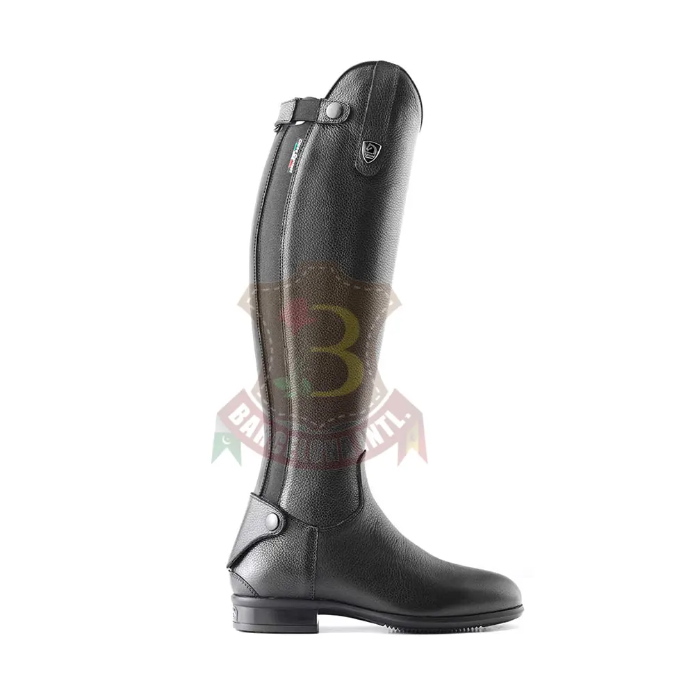 Top Quality New Men Horse Riding Leather Long Zipper Ridding Real Leather Boots
