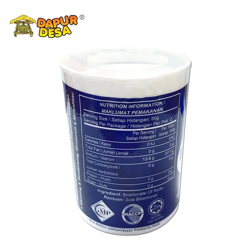 100g Dapur Desa Baking Soda Sodium Bicarbonate Food Grade Baking Soda Sodium Carbonate Soda
