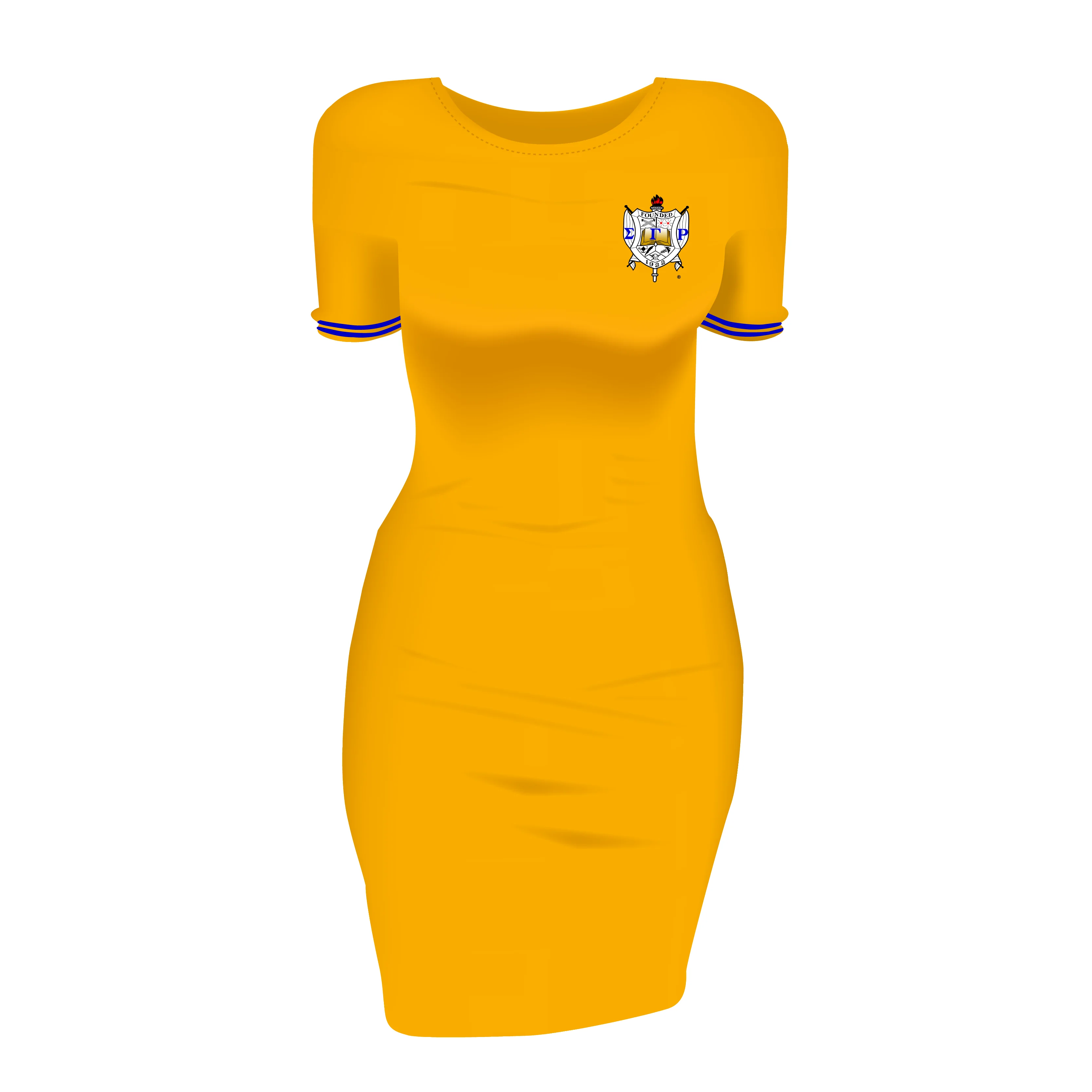 Sigma Gamma Rho SGRho Off the Shoulder Long Dress