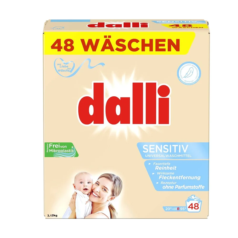 Extra-Large Cleaning Capacity Dalli 6.5kg Washing Powder for Big Loads