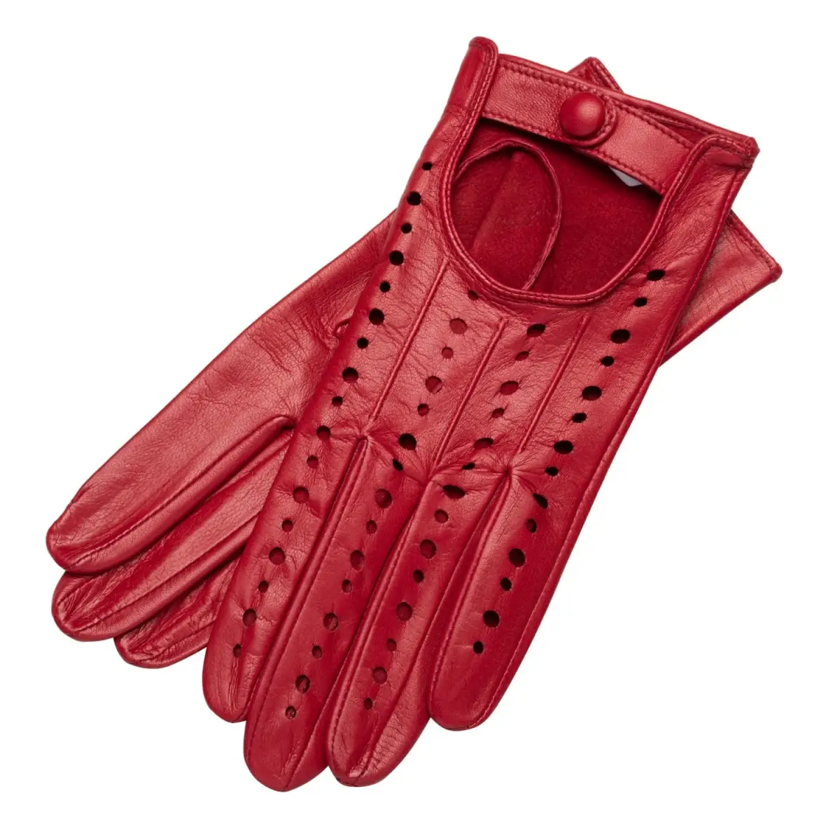 Fashion Car Driving gloves Full Finger OEM Design Riding Genuine Leather Driving Gloves For Unisex