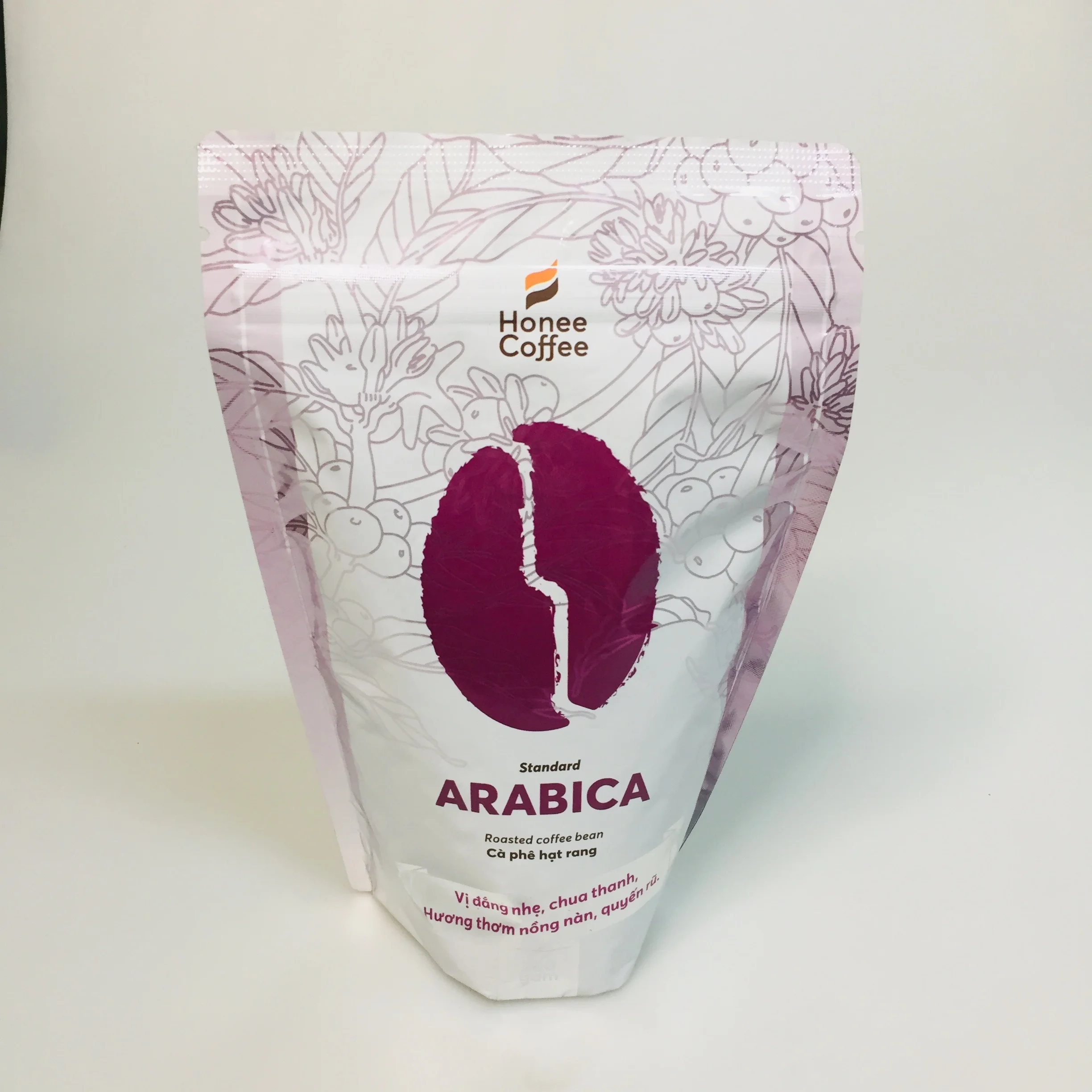 Жареная арабика кофе в зернах Honee стандартная Марка Robusta упакована пакет 250 г 500 1 кг размеров ручной работы во Вьетнаме