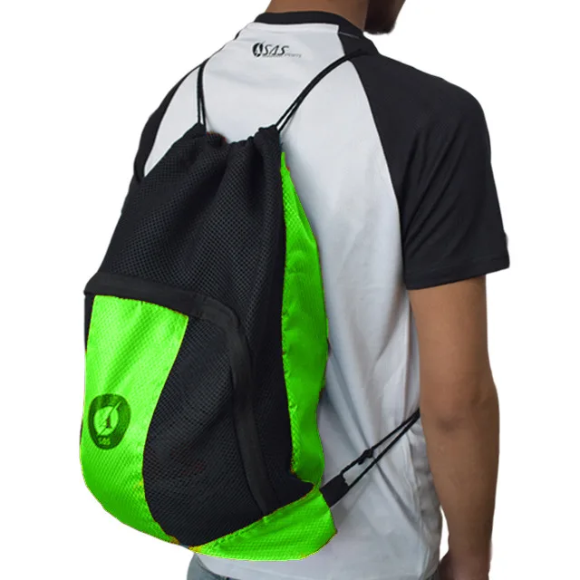 Large Capacity Sports Travel Football Cum Cleats Drawstring Backpack Wholesale Football Bag Shoe Bag Drawstring Football Bag