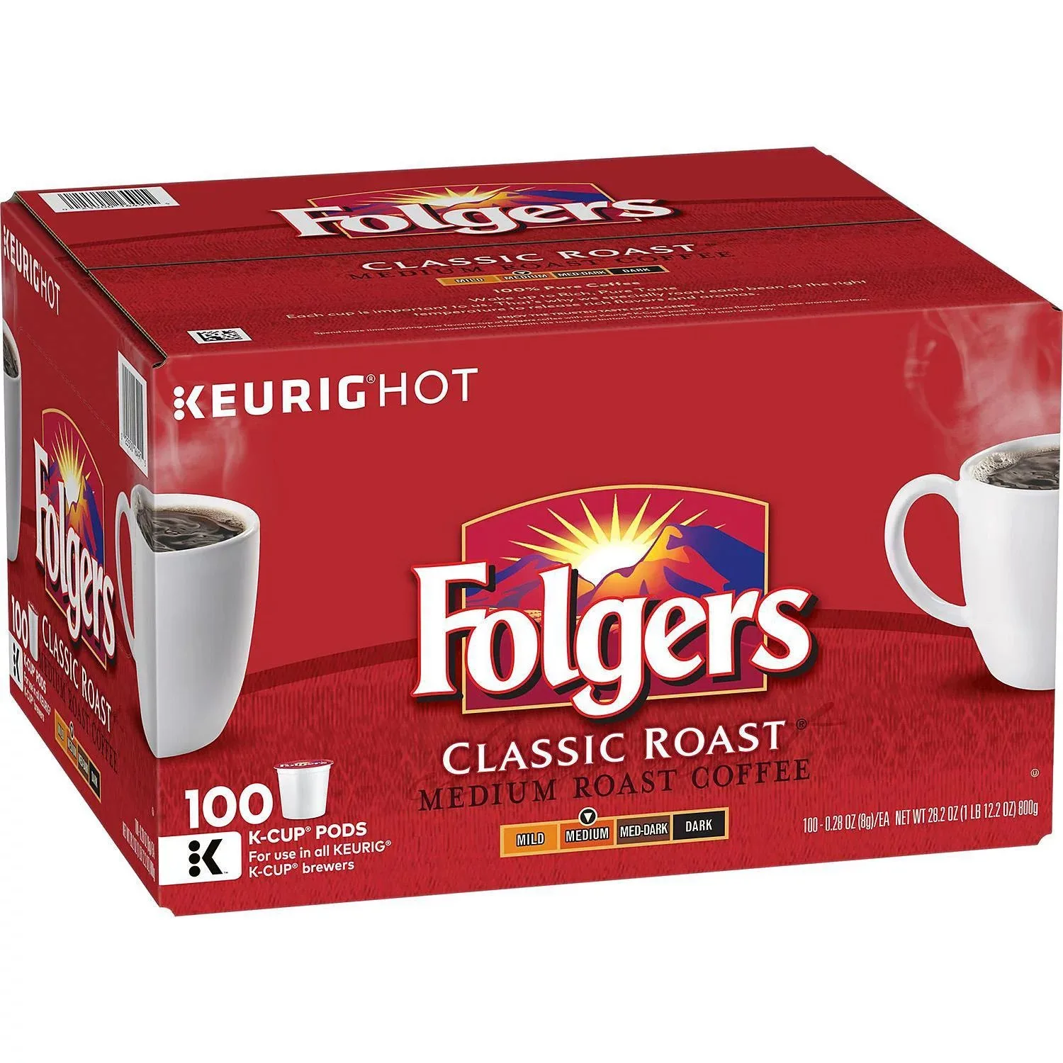 Folgers Classic Roast Coffee K-Cups (100 ct.) for sale