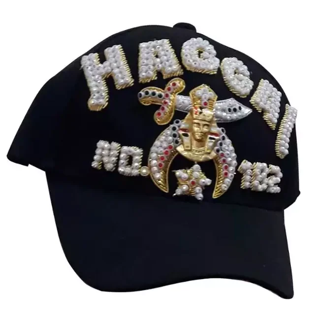 Masonic hat Fez Shriners Regalia Fashion handmade jewelry two & one row embroidery cap Gift resin crystal crafts