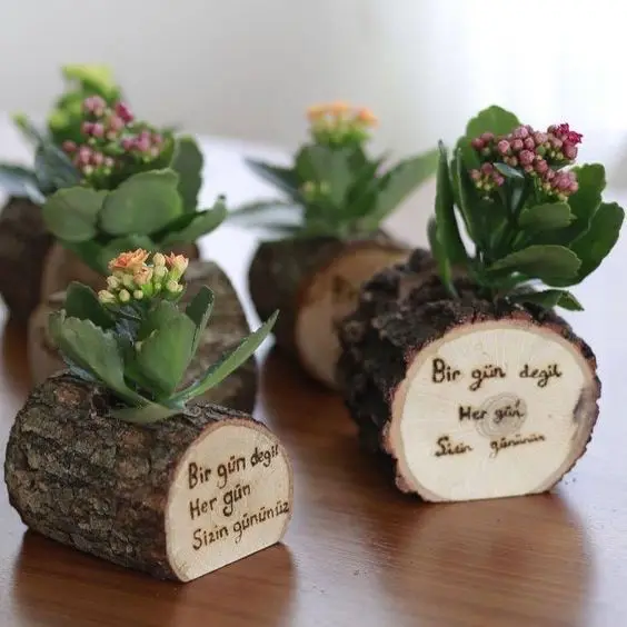 Iron Flowerpot Indoor Pot Plant Planter Green Glazed Home Decor Sets VASE Double Color Gold succulent cactus flower pots