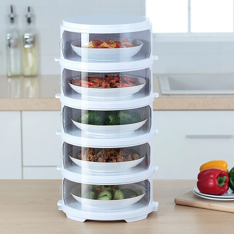 Wholesale Folding food cover Reusable Bowl Covers Round Dustproof Fresh keeping Cover