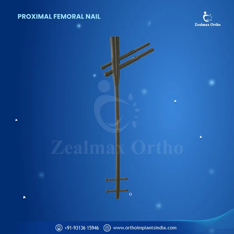 Zealmax Ortho Titanium Pure Material Trauma Orthopedic Implants CE Approved Proximal Femoral Intramedullary Nail