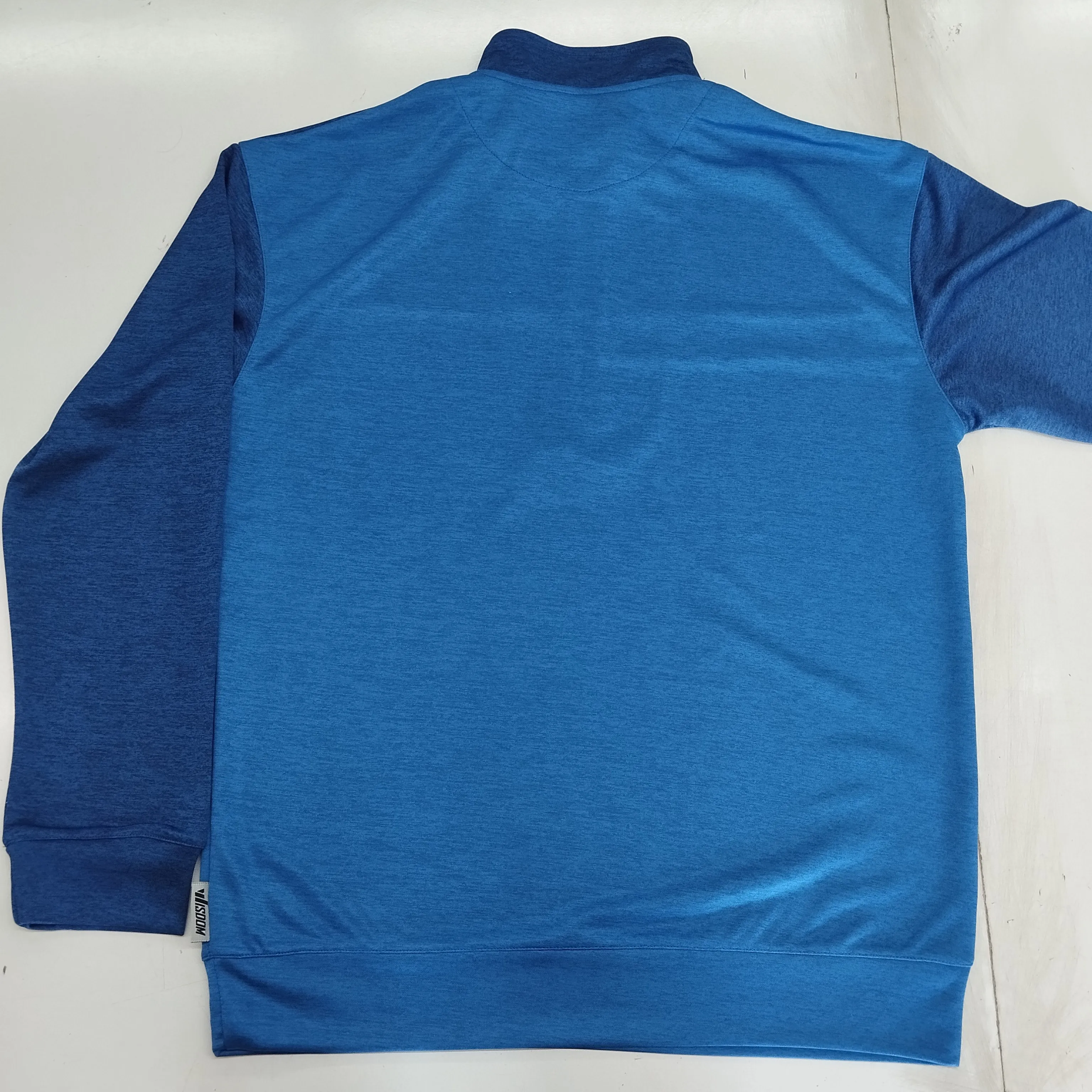 Wholesale Custom Logo Design Half Zip Top Sweatshirt New Design Long OEM Plain Print Sport Training Running Oversized Fabric