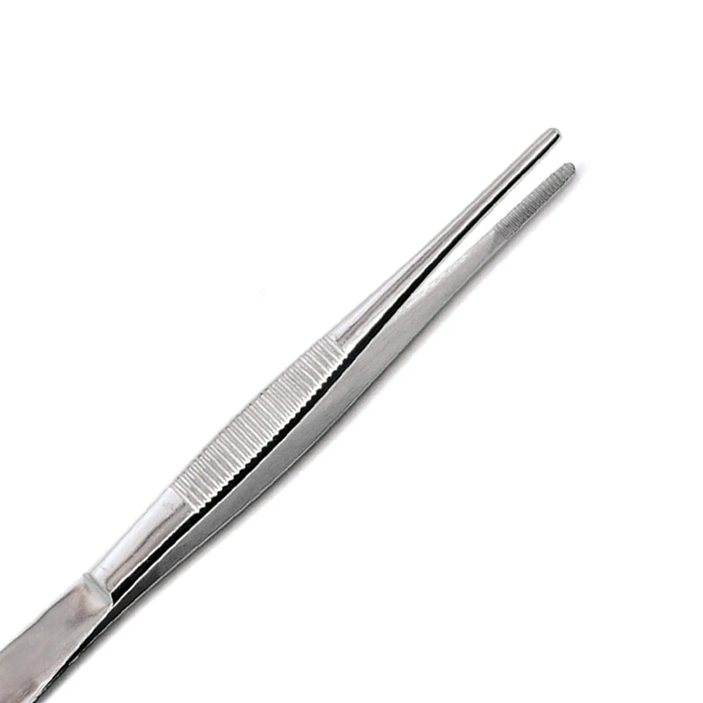 New Stainless Steel Micro Dressing Forceps Straight Surgical Instruments with Mani Adson Dressing Tissues Medical Equipment