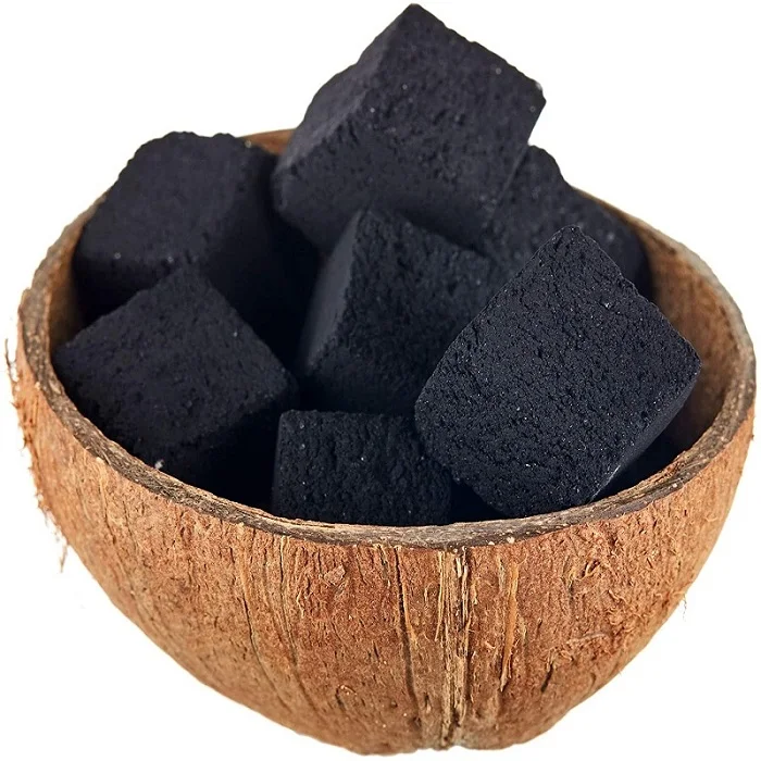 Buy Hot sale 100% natural hookah coconut shell charcoal 24/7 .