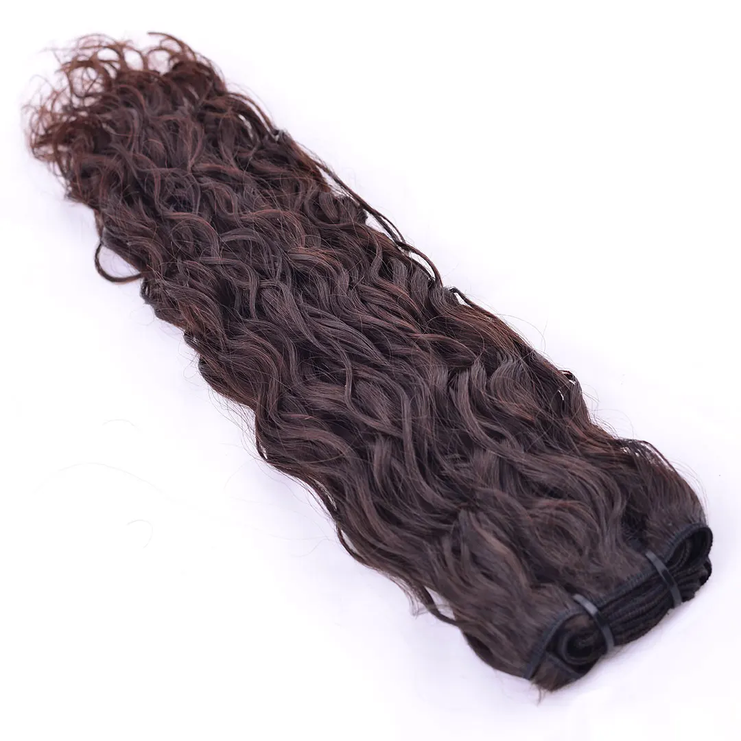Raw Unprocessed Natural Curly Hair Bundle Original Estate Curly Hair Vendor Top Style Wavy and Straight hair Extensions Fre