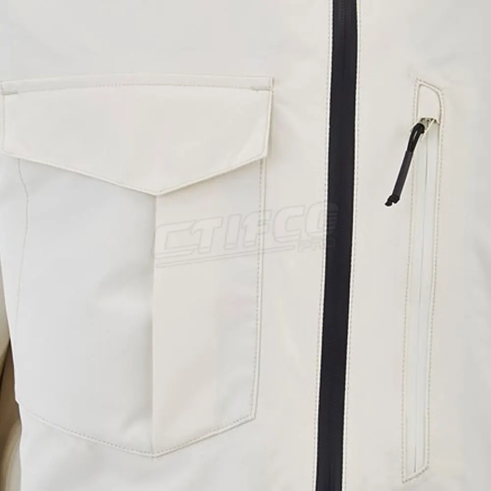 Custom Men Winter Windproof Waterproof Snowboard Ski Suit Jacket Outerwear Lightweight Hooded Climber Jacket