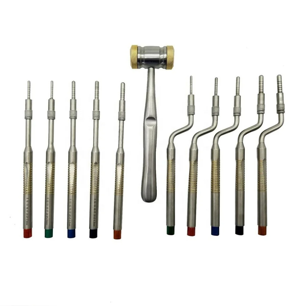 Sinus Condensing Kit Spatulas tools Teeth Titanium double ended Surgical instruments Restorative Flat Osteotomes implant