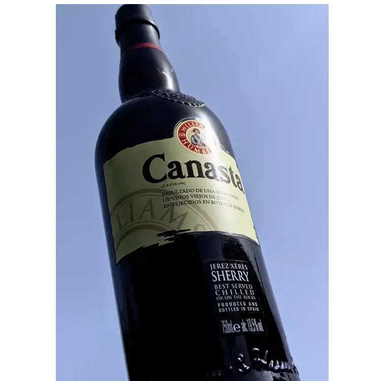 APERITIF Dessert Canasta Sherry Red 750ml Bottle Fortified  19.5% Alcoholic Beverage Wine Sweet Cream Origin from Spain