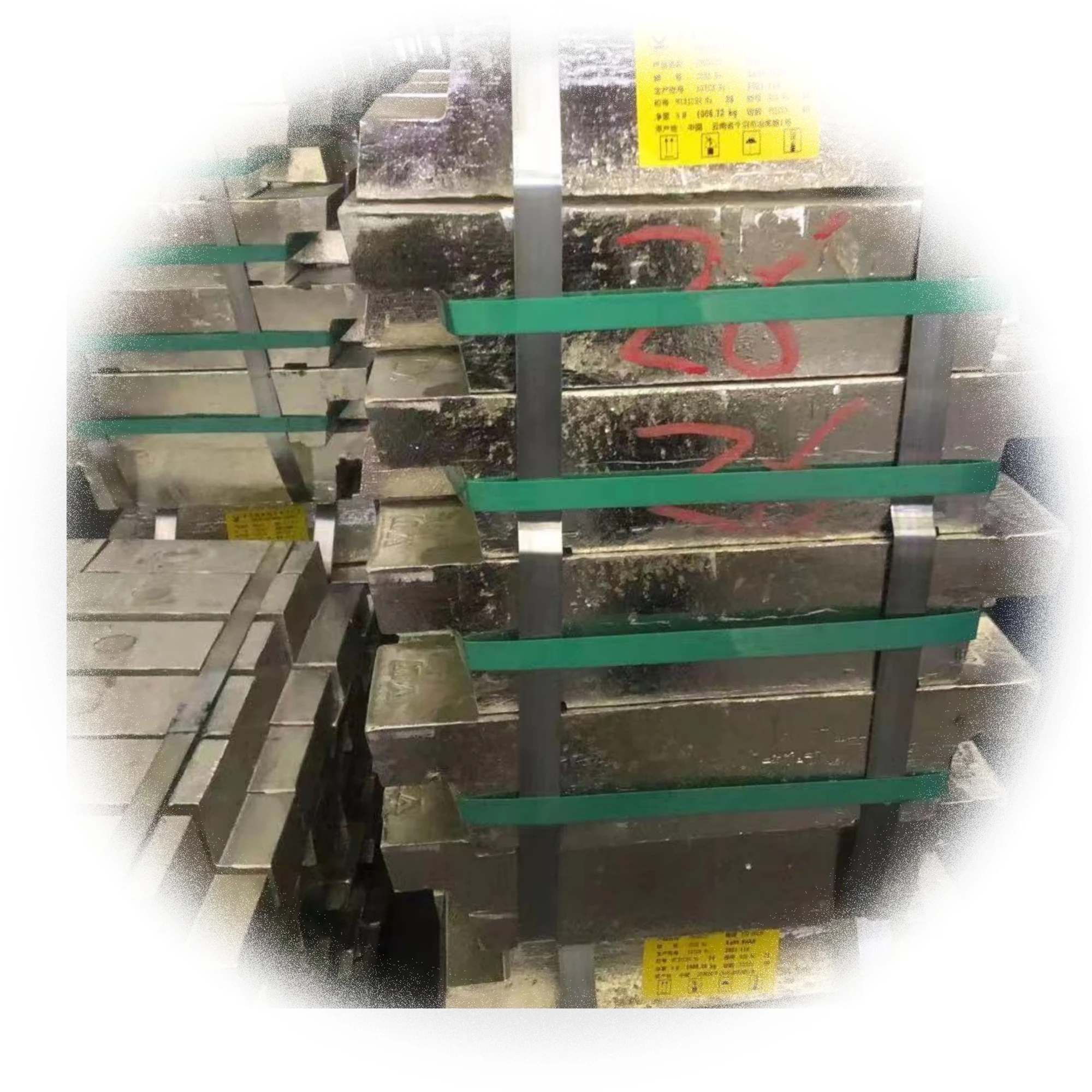 Chinese factories sell silver - white high - purity tin ingots at wholesale prices