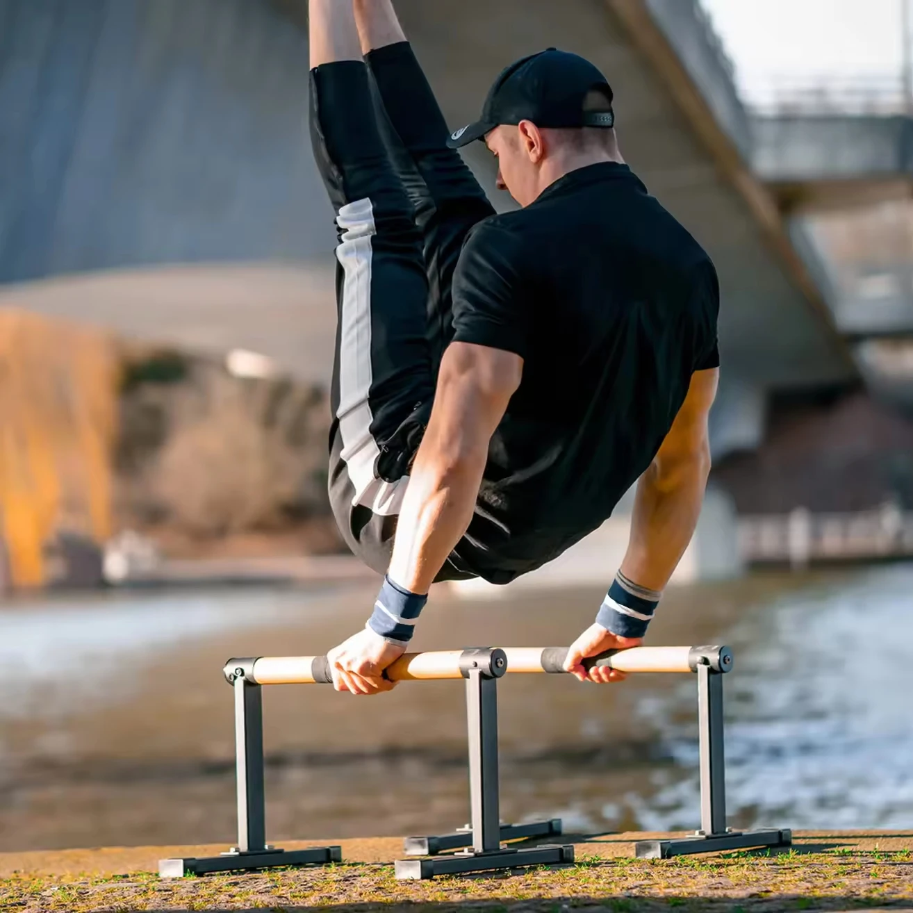 Top Selling Knitting Gym Wrist Straps Custom Weightlifting Wrist Wraps Sport Elastic Wrist Band for Fitness