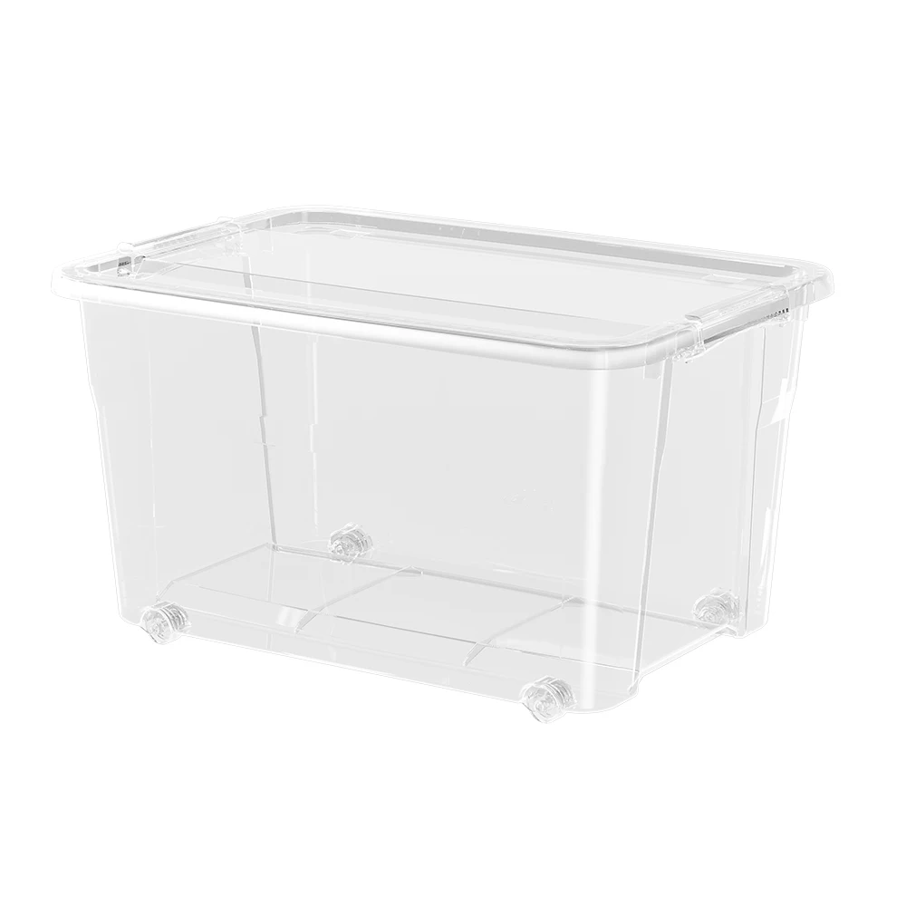 Taizhou office home garage kids toys book plastic pp storage box with cover