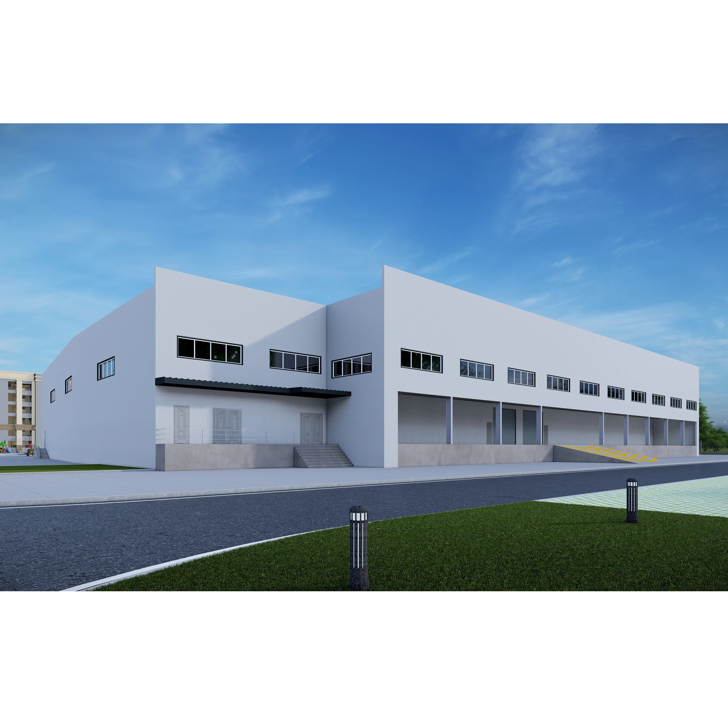 Prefabricated cold room growing factory building metal building made in China