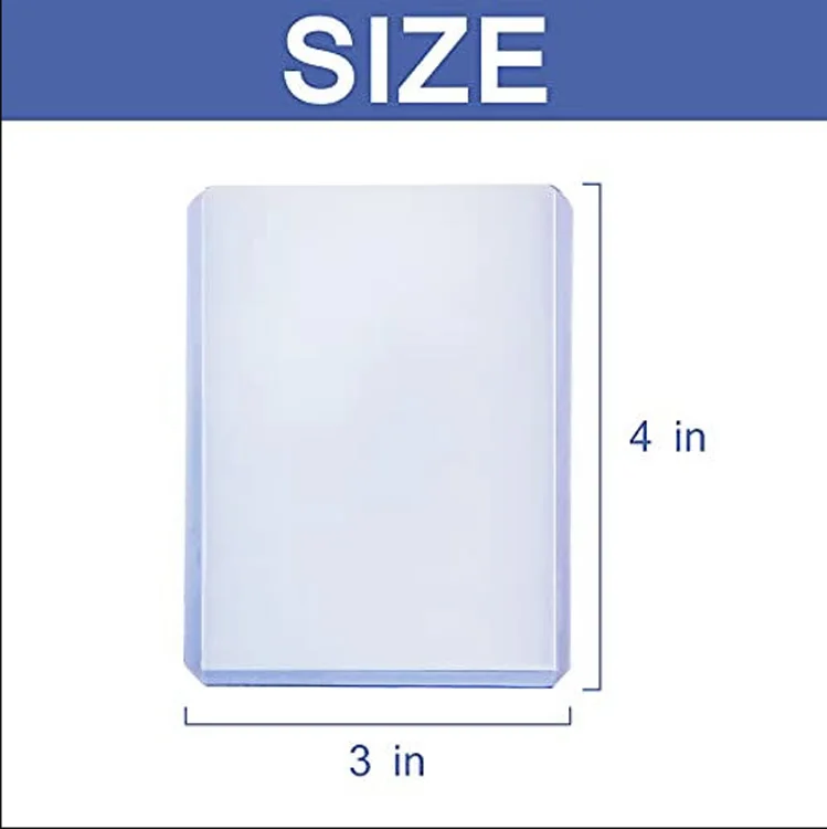 35pt Ultra Pro Transparent Penny Sleeves Protective Sleeves Holder for Poke mon Credit Card Durable Plastic PVC Top Loader Case