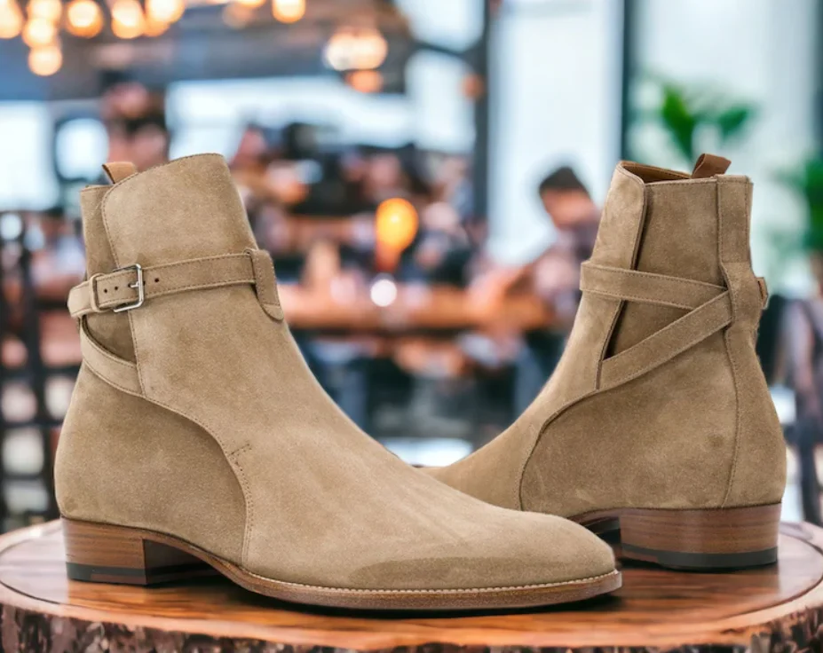 High Quality Chelsea Boots Hombre Rock Rooster Safety Boots Comfortable Genuine Leather Ankle Height Waterproof Western Winter