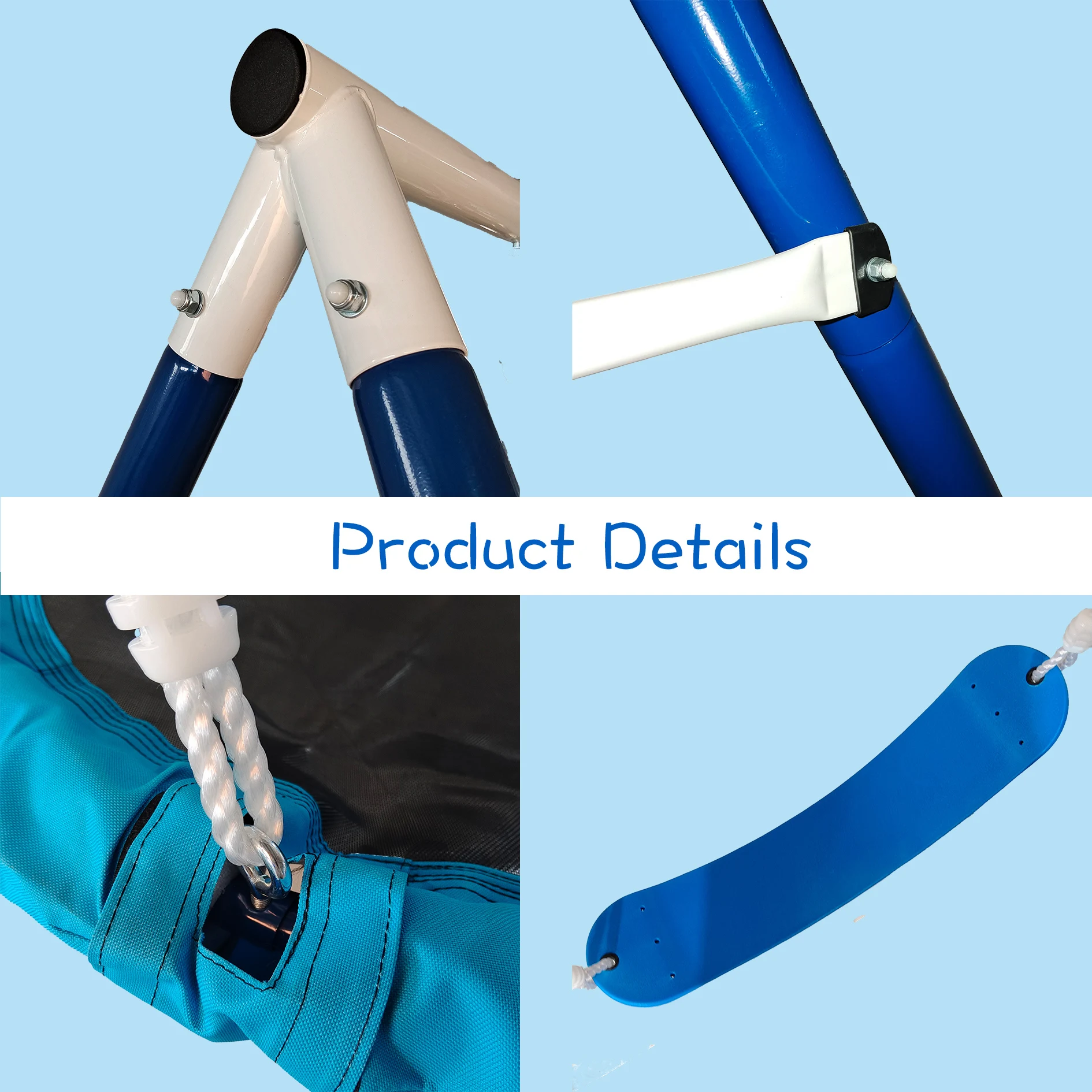 Metal Kids Swing Sets Playground Kids Garden Playground Two Functional Tree Swing Set For Children