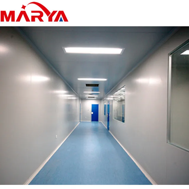 Модульная система чистой комнаты Shanghai Marya GMP класса D с решением HVAC AHU MAU для поставщика чистых помещений