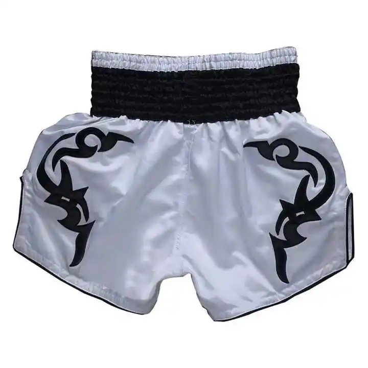 Wholesale Men Muay Thai Boxing Shorts Zipper Giraffe Tiger Stripe MMA Club Training Trunks Plus size