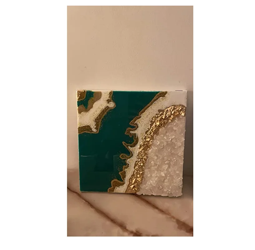 Resin Art hanging item room and living room wall resin item admirable design customized epoxy resin art decor item