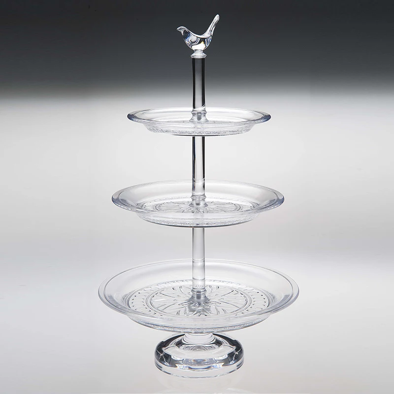 Clear Acrylic Cake Stand with Cover - Small