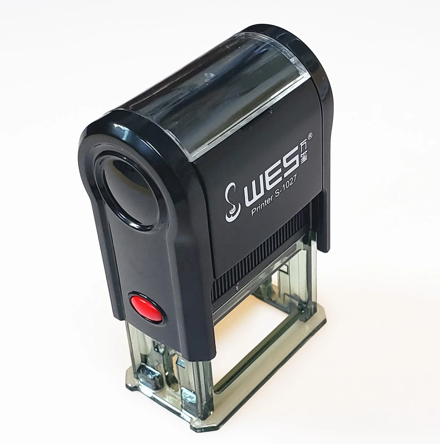 Self-inking stamp WES S-1027 custom office stamp for signature use