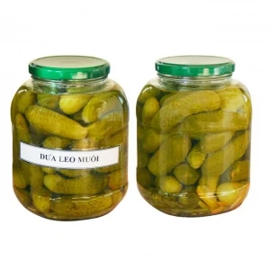 TW6 Cucumber Pickles In Glass Jars Preserved Gherkins in Brine From Viet Nam Drum Packing 0084971886886