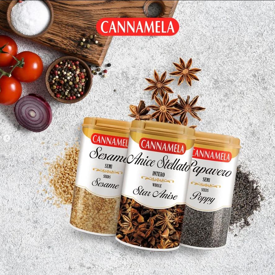 Высококачественный итальянский Gomashio Cannamela 1 банка 75 г