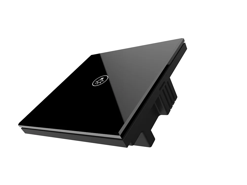 Smart wall touch switch smart Home Automation Fox Domotics google home alexa voice control capacitive touch switch