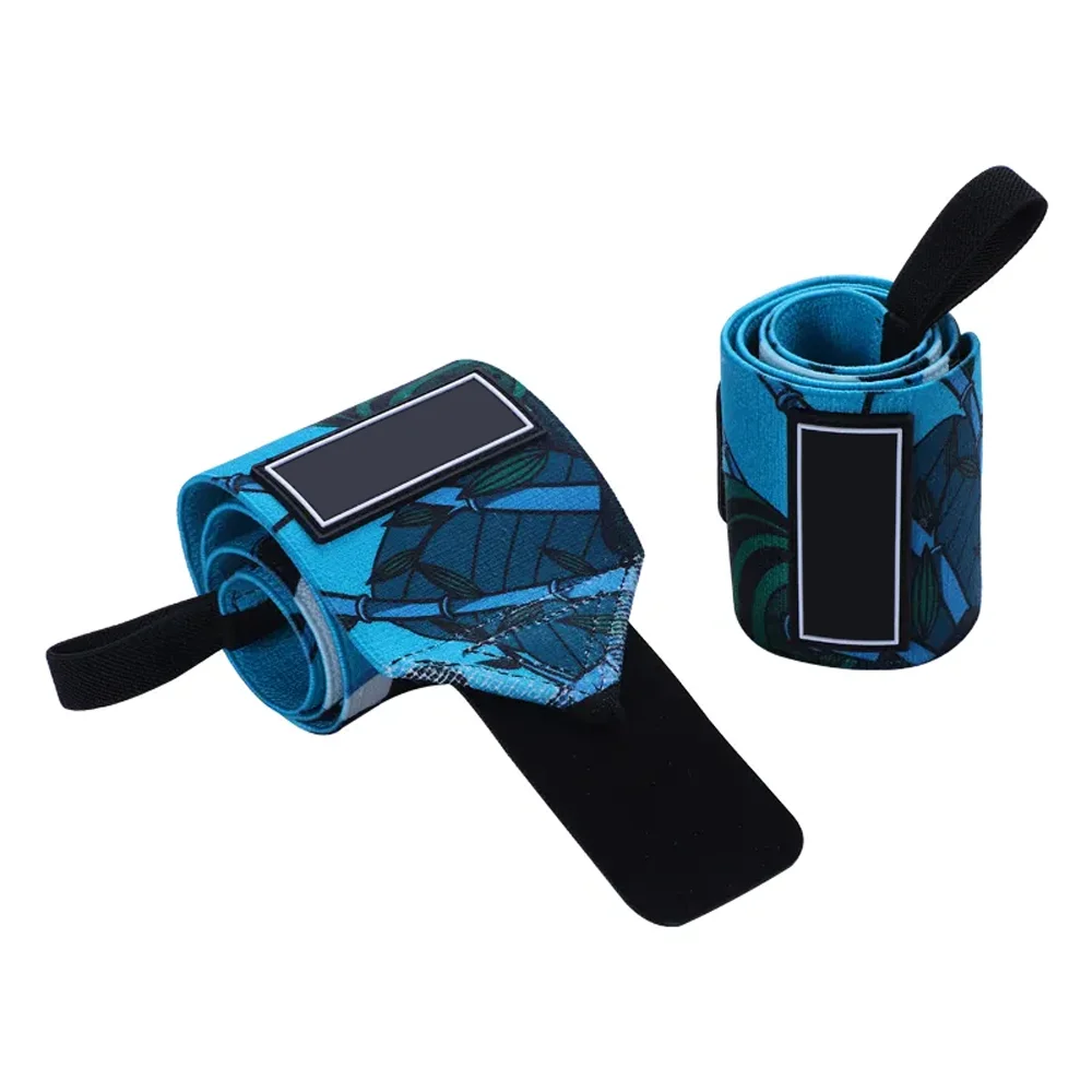 Custom Logo Powerlifting Wristband Gym Fashion Wrist Wraps Weight Lifting Wrist Support Wrap Gym Wrist Straps Fitness