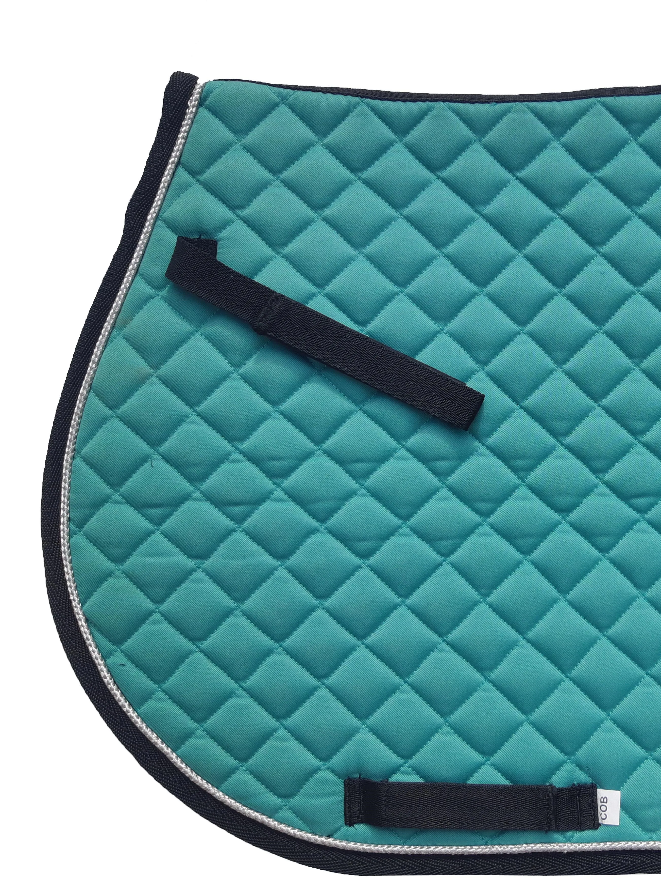 Jumping saddle Pad Made Of Heavy Quality Drill Fabric and High Density Foam With  Rope Decoration smart