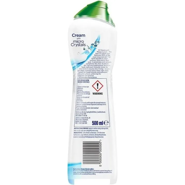 Cif Cream With Spray, 500Ml(3 Pack)
