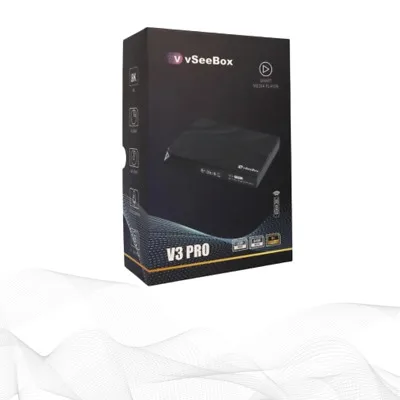 2025 New vSeeBox V3 Pro 8k Newest Version with Blue-tooth Voice Remote Control android tv box