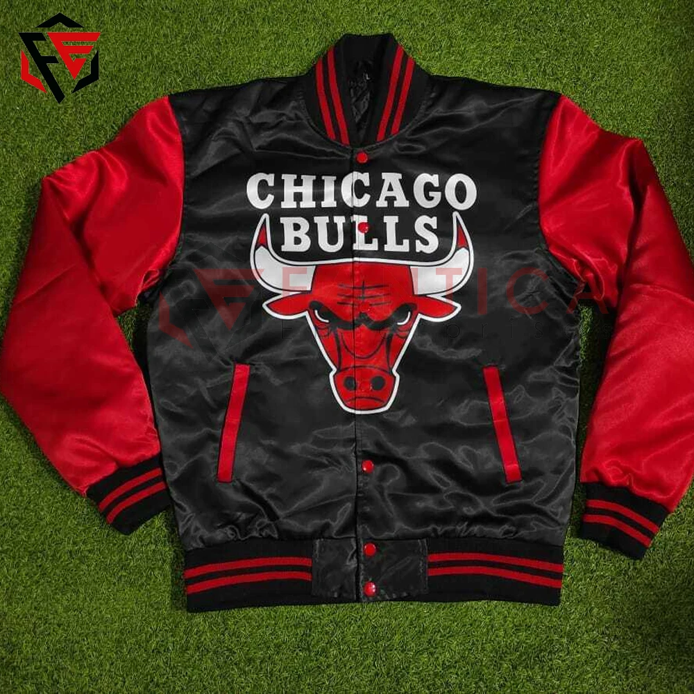 Высококачественная атласная куртка-бомбер из полиэстера, Зимняя Мужская и Женская бейсбольная атласная университетская куртка