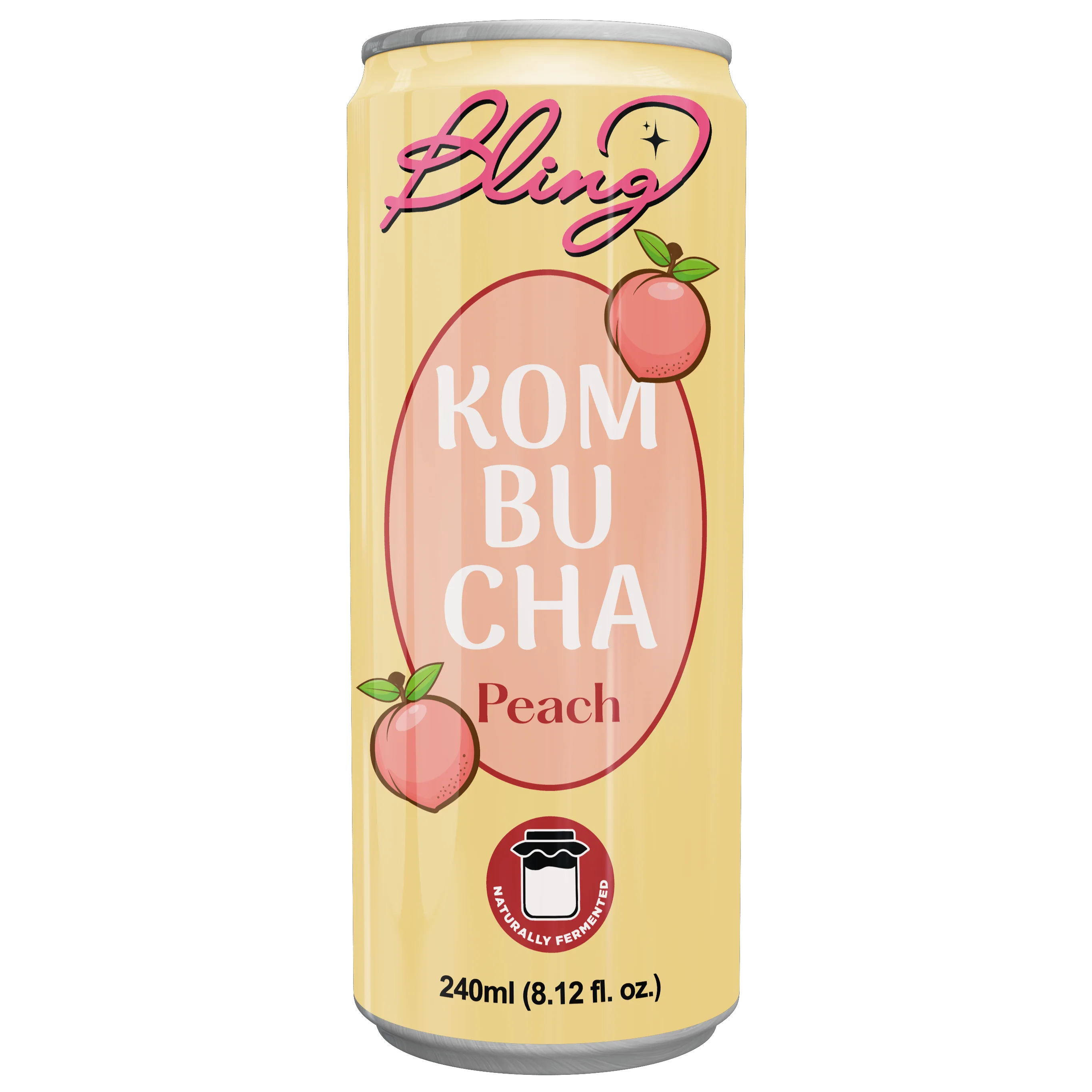 YOOH/OEM Private Label Kombucha Strawberry Fruits Can 250ml 330ml OEM/ODM Brand for wholesale export
