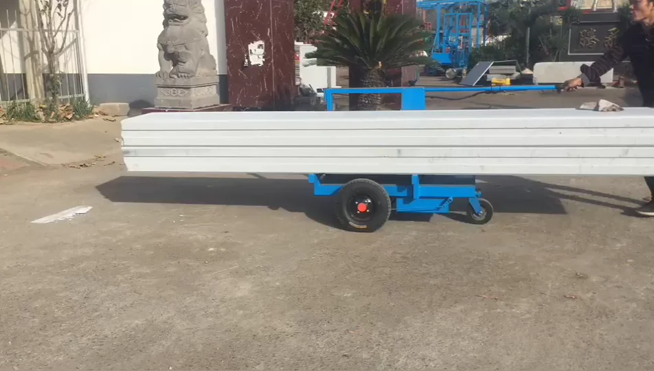 concrete wall panel carrying and transporting trolley