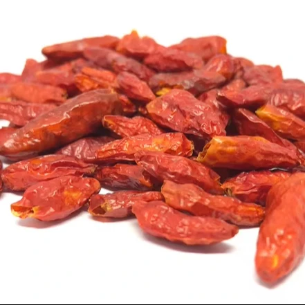 Genuine Hot Red Whole Chili Peppers Freshly Dried for Traditional Asian Cooking Box and Bag Packaging for Soups and Curry